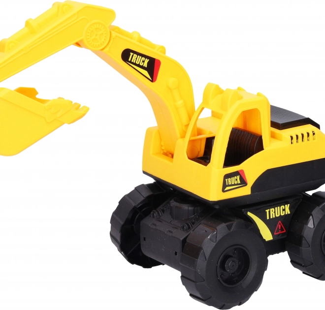 Excavator pentru copii cu roți libere
