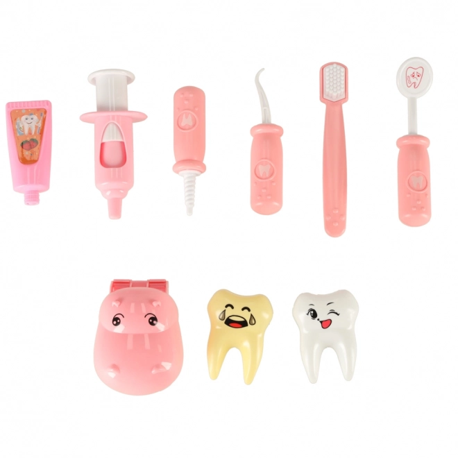 Set dentist hipopotam – roz