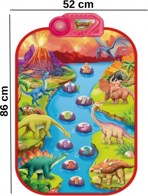 Placintă muzicală interactivă Dino mare pentru copii de la Woopie