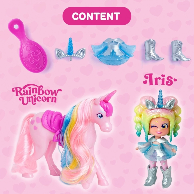 Păpușa KookyLoos Unicornul Curcubeu
