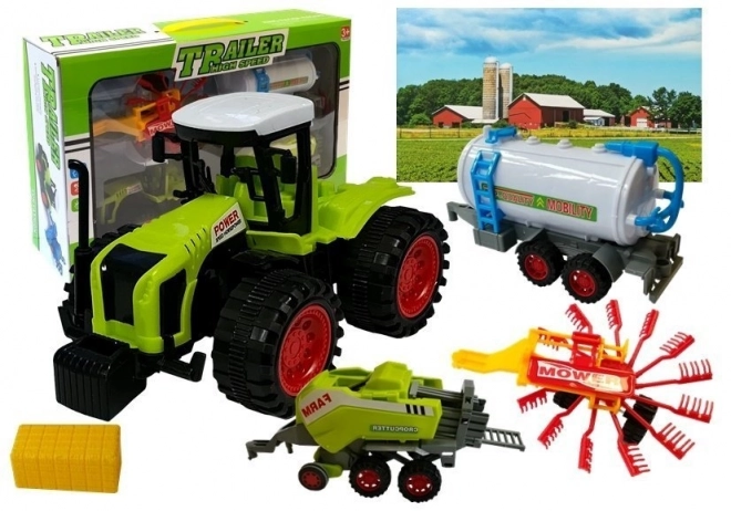 Set vehicule agricole tractor și echipamente