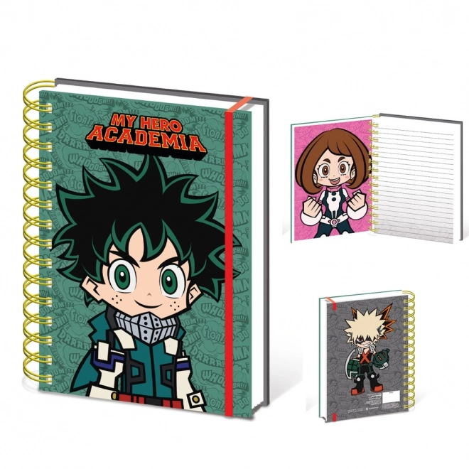 Carnet cu spirale A5 My Hero Academia (Chibi)