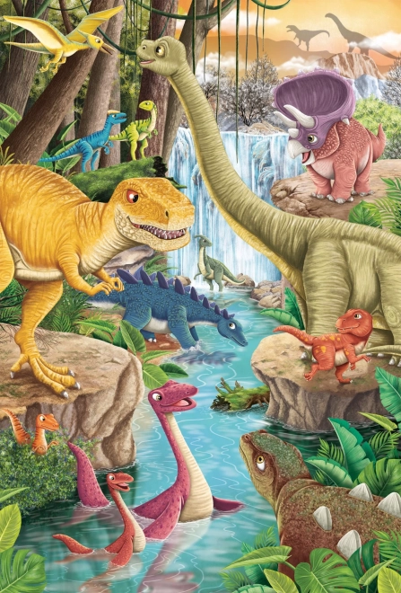 Puzzle dinozauri SCHMIDT 3x24 piese