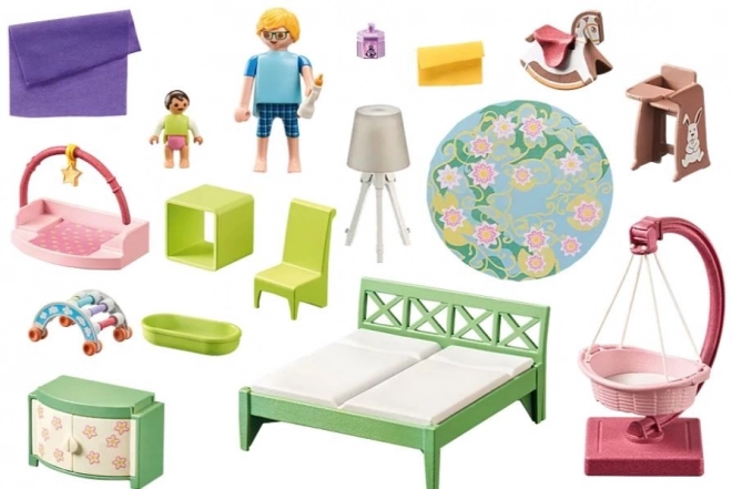 Set figurine camera pentru copii cu loc de joacă