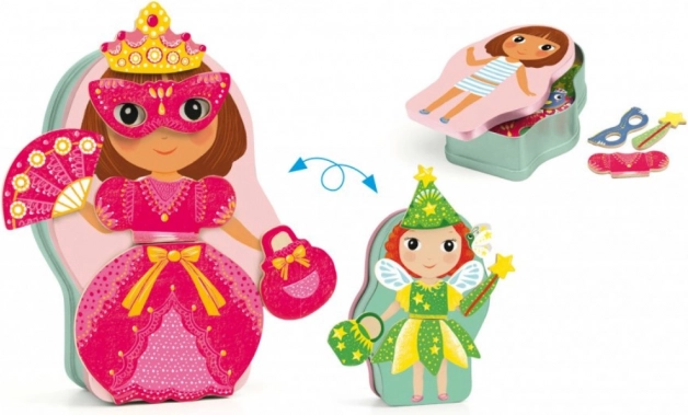 Puzzle magnetic Zână de Djeco