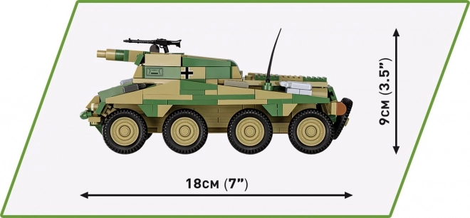 colecția istorică vehicul militar Sd.Kfz. 234/3 Stummel