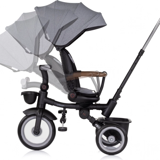 Chipolino Tricicletă cu copertină Urban 2în1 Antracit