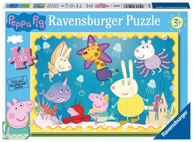 Puzzle Prasátko Peppa 35 piese