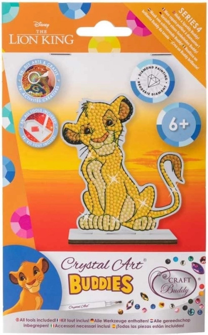 Pictură cu diamante Regele Leu Simba
