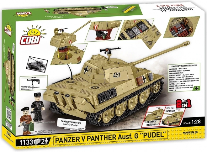Set de construcție Tanc Panzer V Panther G Pudel