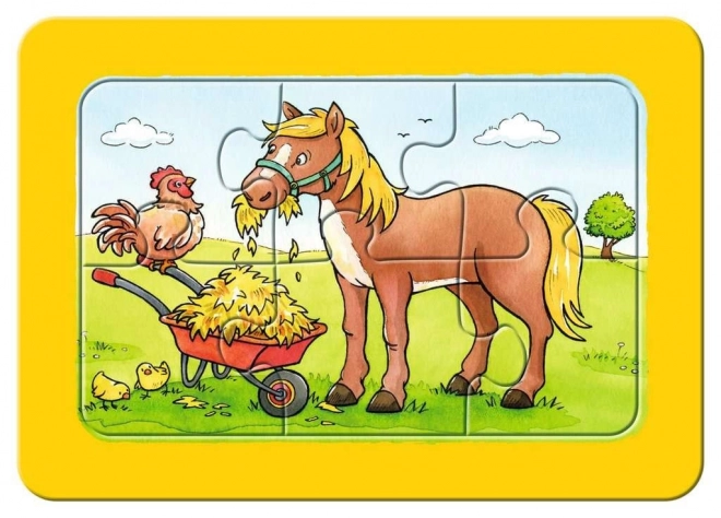 Puzzle animale prieteni Ravensburger pentru copii