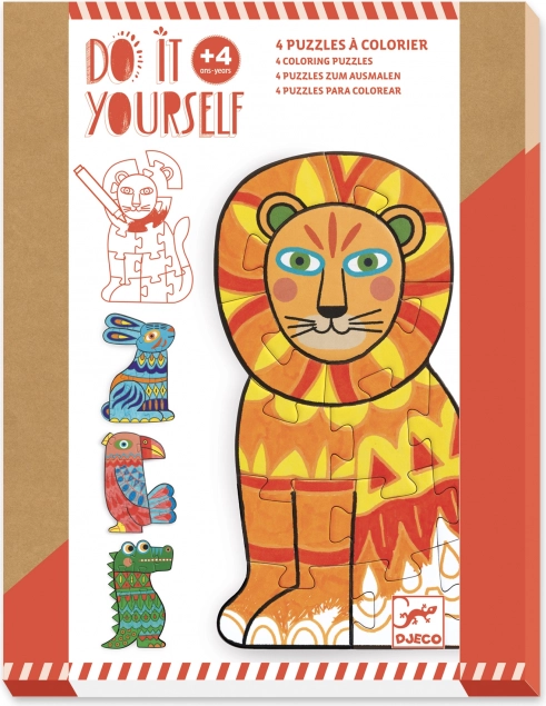 Puzzle DIY DJECO Animale