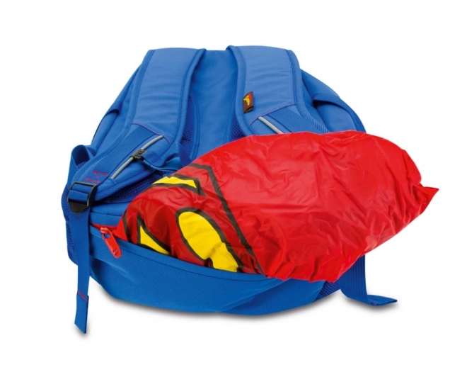 Rucsac școlar cu poncho Superman