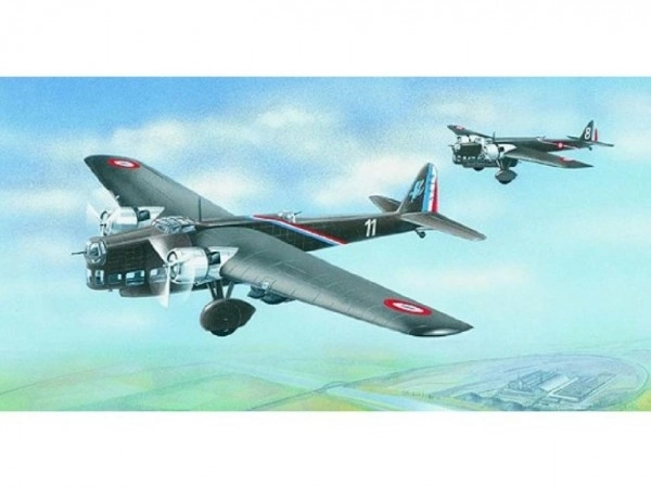 Model de Avion Amiot 143 1:72