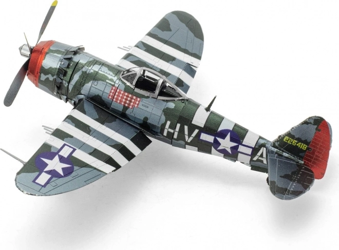 Puzzle 3D Metal Earth Avion P-47 Thunderbolt