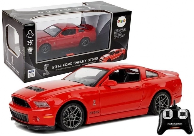 mașină teleghidată Ford Shelby GT500 roșie