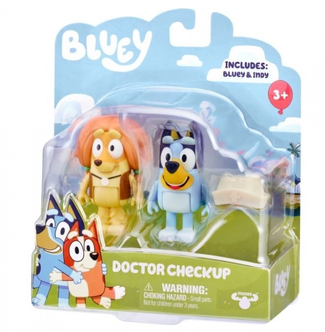 Set figurine Bluey - Vizita la doctor