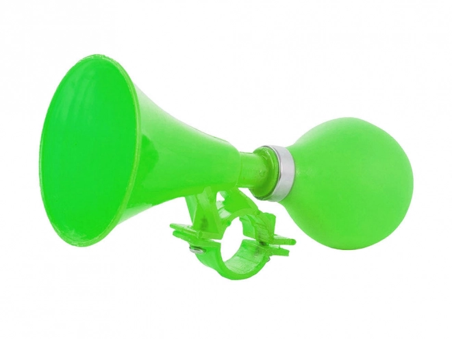 Claxon de bicicletă cu balon verde din cauciuc