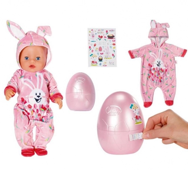 BABY born Ou de Paște cu costumaș și autocolante