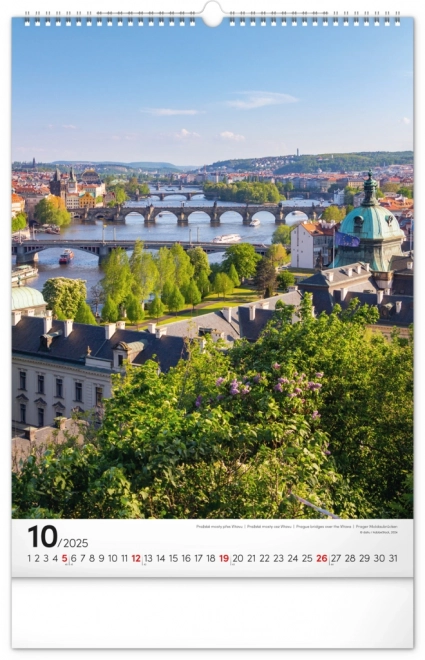 calendar de perete praga 2025