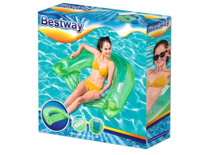 Fotoliu gonflabil Bestway pentru relaxare și înot – verde