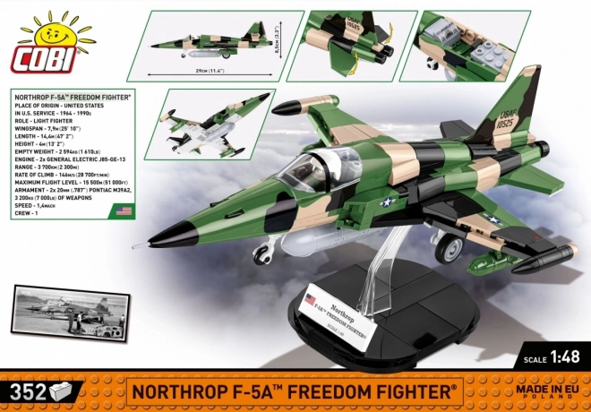 Avion de construcție Northrop F-5A Freedom Fighter