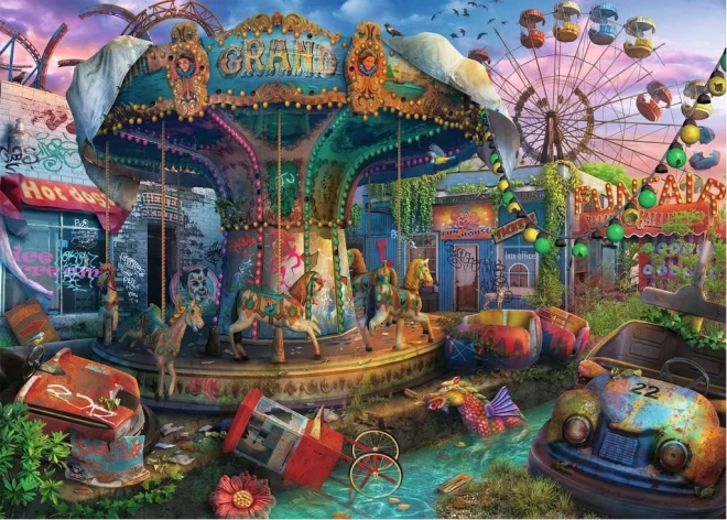 Puzzle Ravensburger Carnavalul Întunecat 1000 de piese