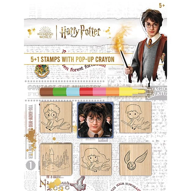 Set de ștampile Harry Potter cu creion cerat