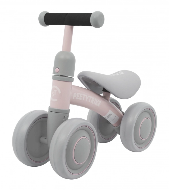 Primul balansier pentru copii PettyTrike roz cu 4 roți SporTrike