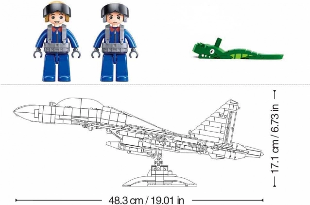 Model Sluban Avion de Luptă J-16