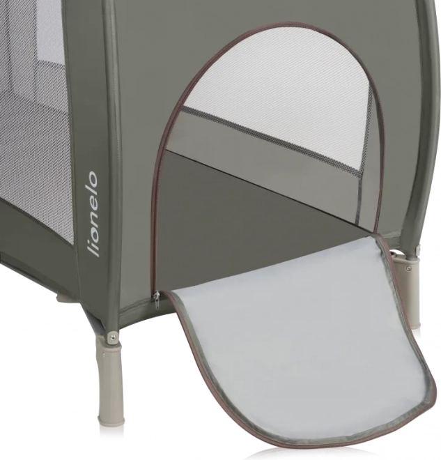 Pat pentru călătorii Lionelo Sven Plus Beige Olive
