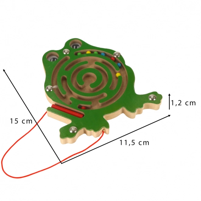 Labirint magnetic mărgele Gărgăriță – broască