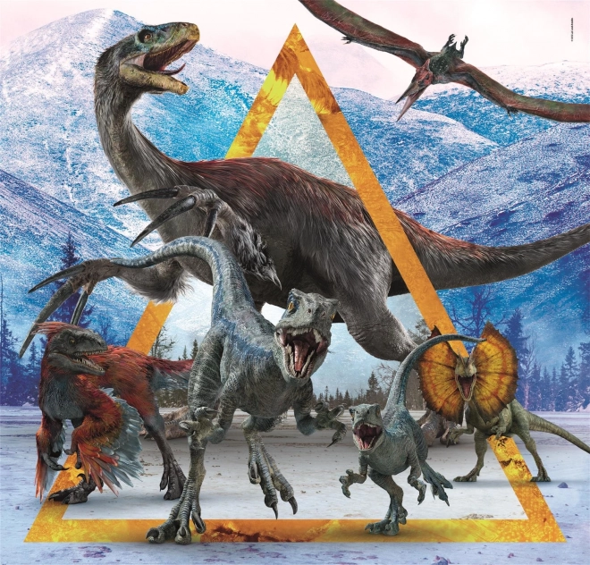 Puzzle Jurassic World 3x48 Piese