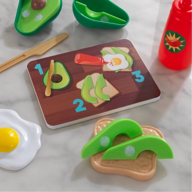 Set de joacă Create & Cook Avocado Toast de la KidKraft