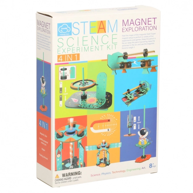 Set educațional experimente științifice magnetice DIY