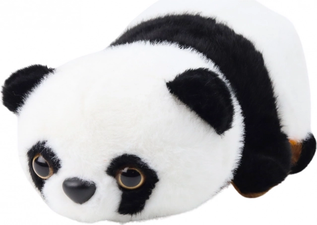 Jucărie de pluș 2în1 - Panda roșie și clasică 22 cm