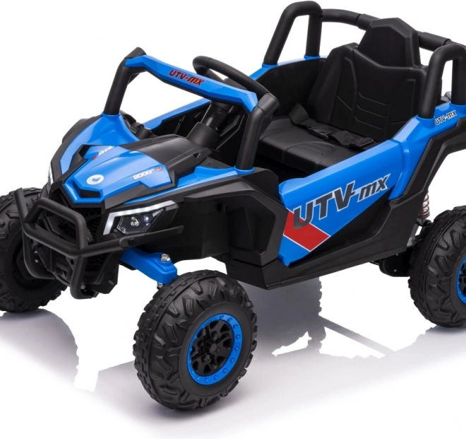 Vehicul electric pentru copii Buggy Madman UTV-MX albastru