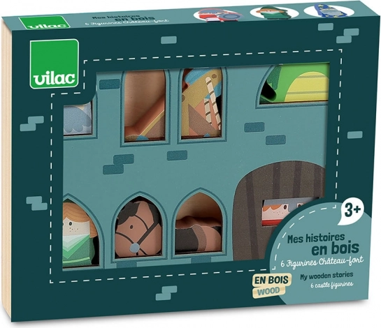 Figurine din lemn Vilac pentru castel