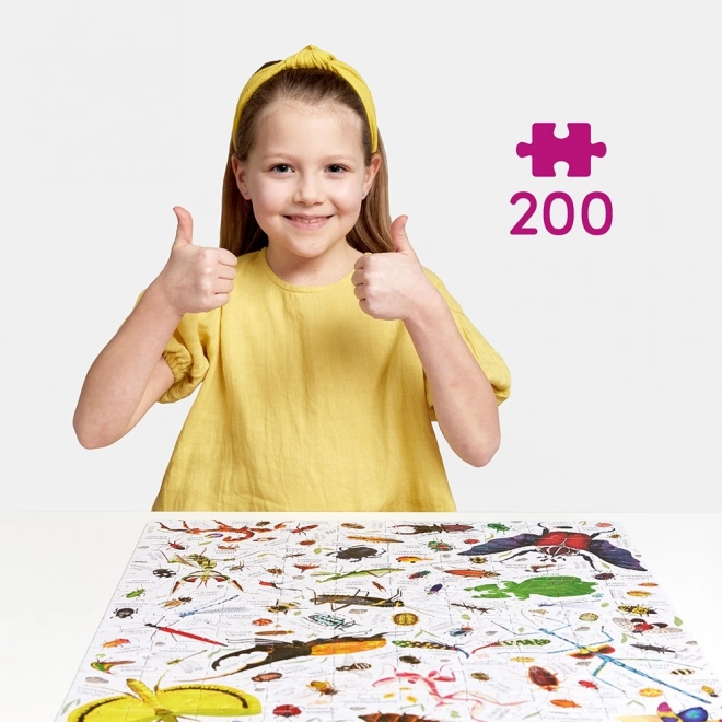 Puzzle Puzzlove insecte 200 piese