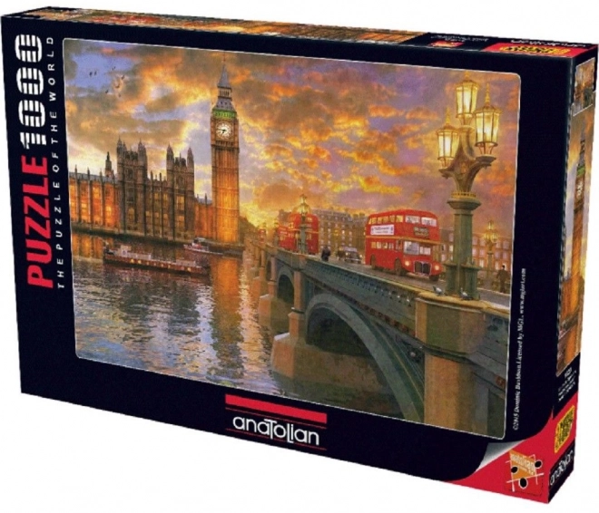 Puzzle Apus la Westminster 1000 piese