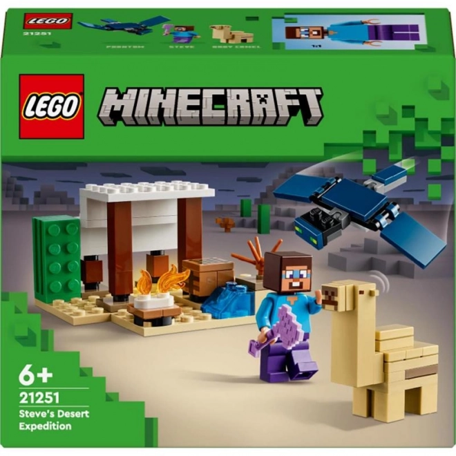 aventura în deșert a lui Steve LEGO Minecraft