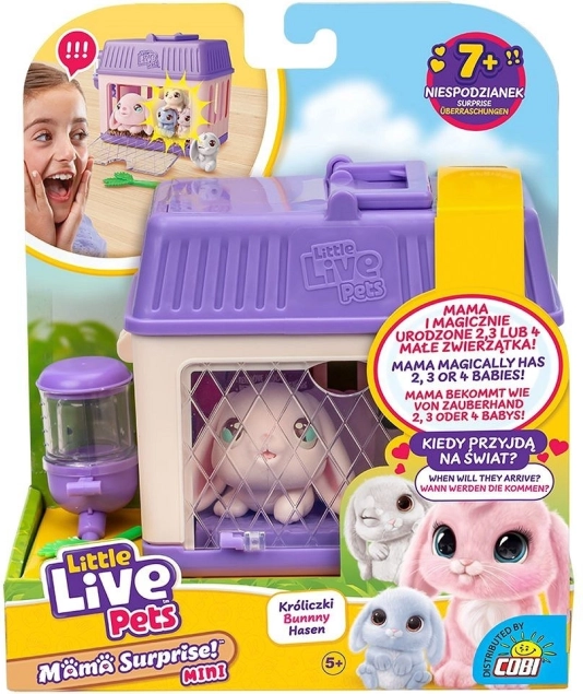 Figurină Little Live Pets - Mama Surpriză Mini Iepuraș