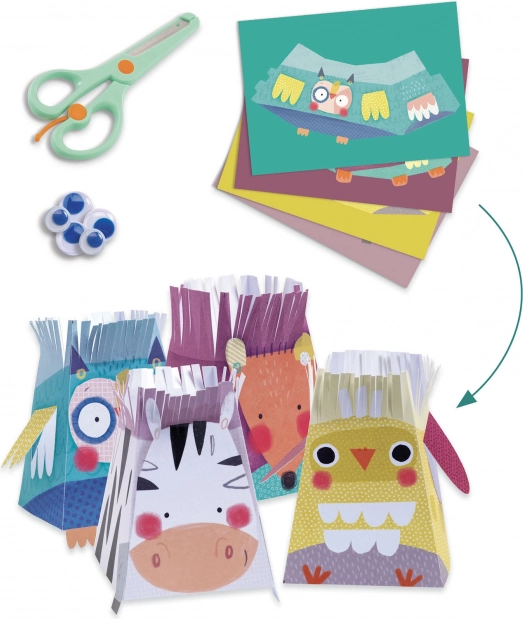 DJECO set creativ Casă plină de animale
