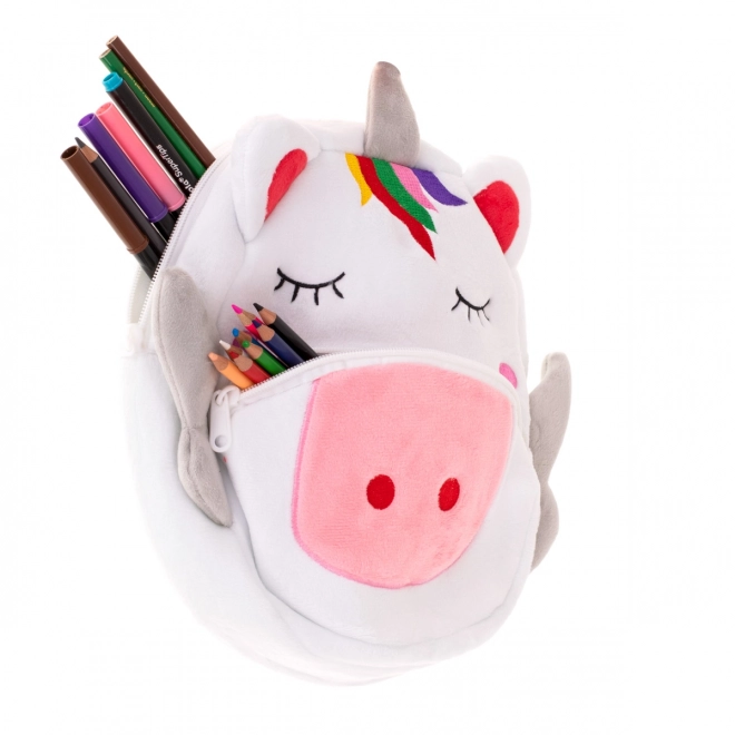 Rucsac plușat unicorn 24cm