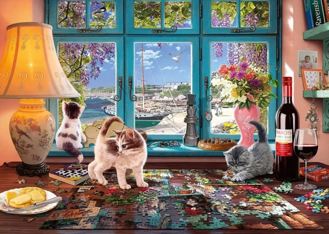 Masa Ravensburger pentru Puzzles 1000 piese