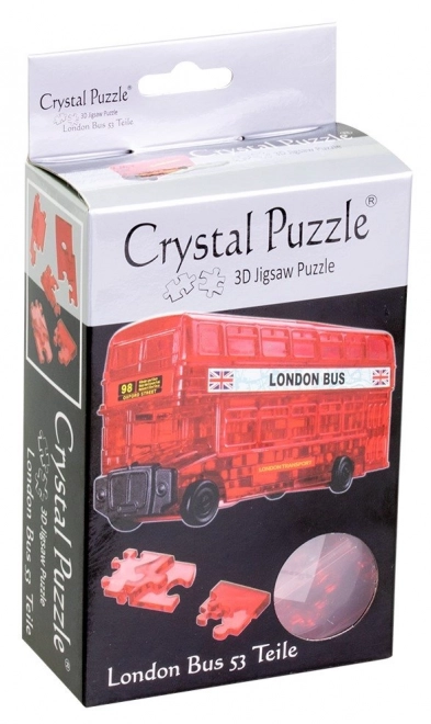 Puzzle 3D Crystal London autobuz