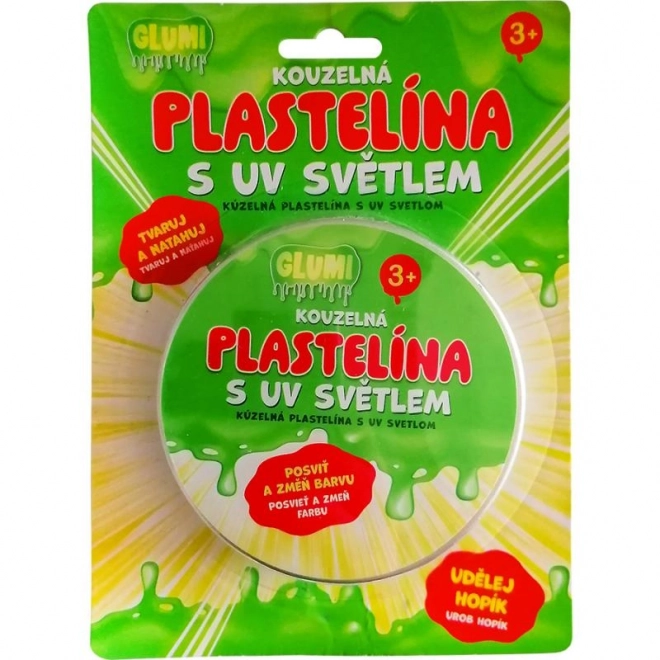 Glumi plastilină magică cu lumină UV