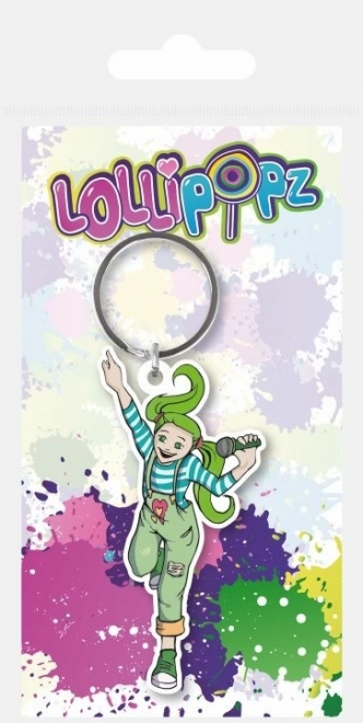 Breloc Lollipopz cauciuc verde