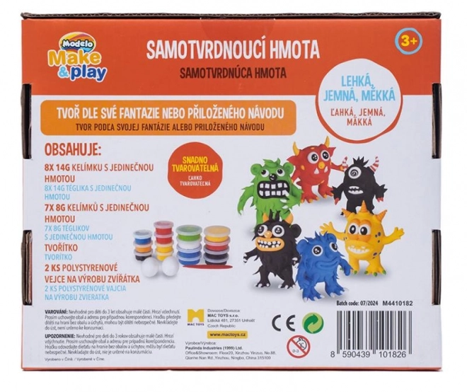 Creaturi din plastilină uscată la aer