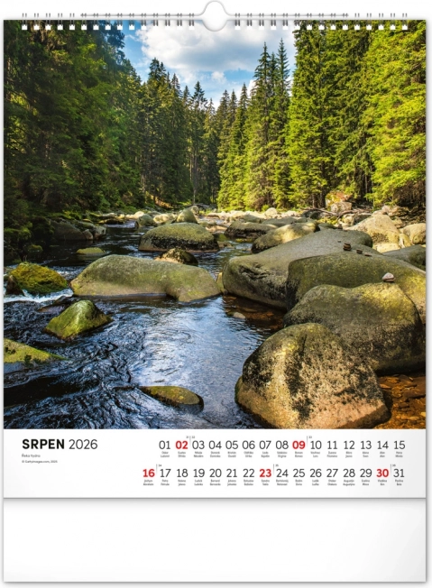 Calendar de perete Șumava 2026